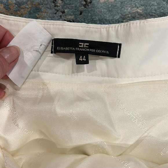 Elisabetta Franchi off-white Skirt - Picture 5 of 10